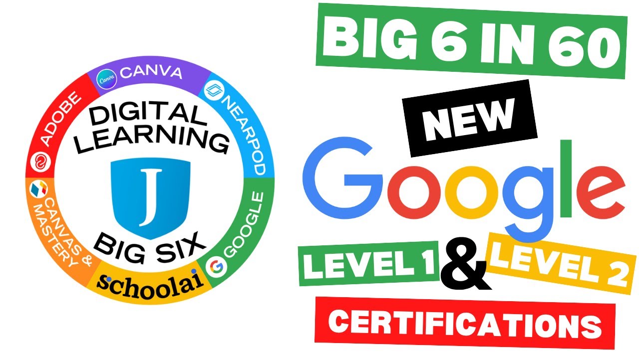 Big 6 in 60: New Level 1 & Level 2 Google Certifications