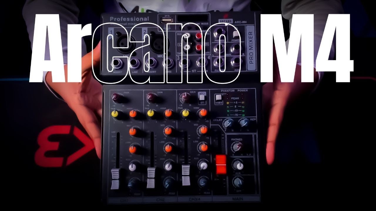MELHOR MESA DE SOM CUSTO BENEFÍCIO - ARCANO M4