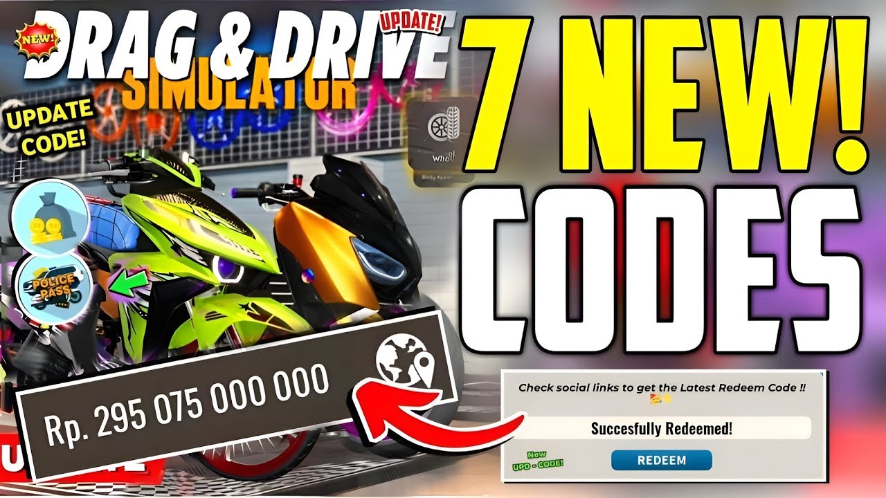 ⚠️SPECIAL!💥[CODE]⚠️ DRAG DRIVE SIMULATOR ROBLOX CODES FEBRUARY 2026 - DRAG DRIVE SIMULATOR CODES
