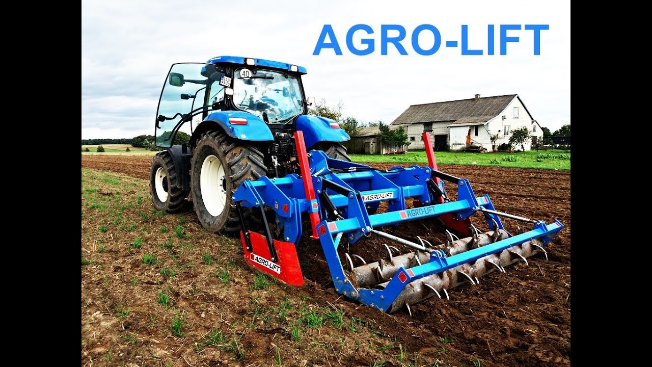 Uprawa bezorkowa AGRO-LIFT Pług dłutowy+wał mulczujący & NH T6080