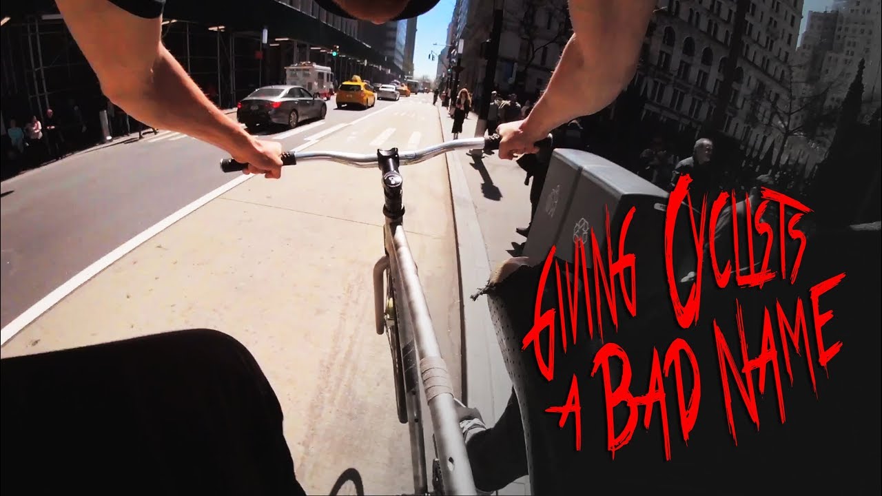 Giving Cyclists A Bad Name