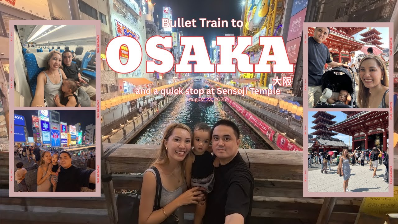 DAY 6- Strolling around Sensoji Temple| Bullet Train from Tokyo to Osaka
