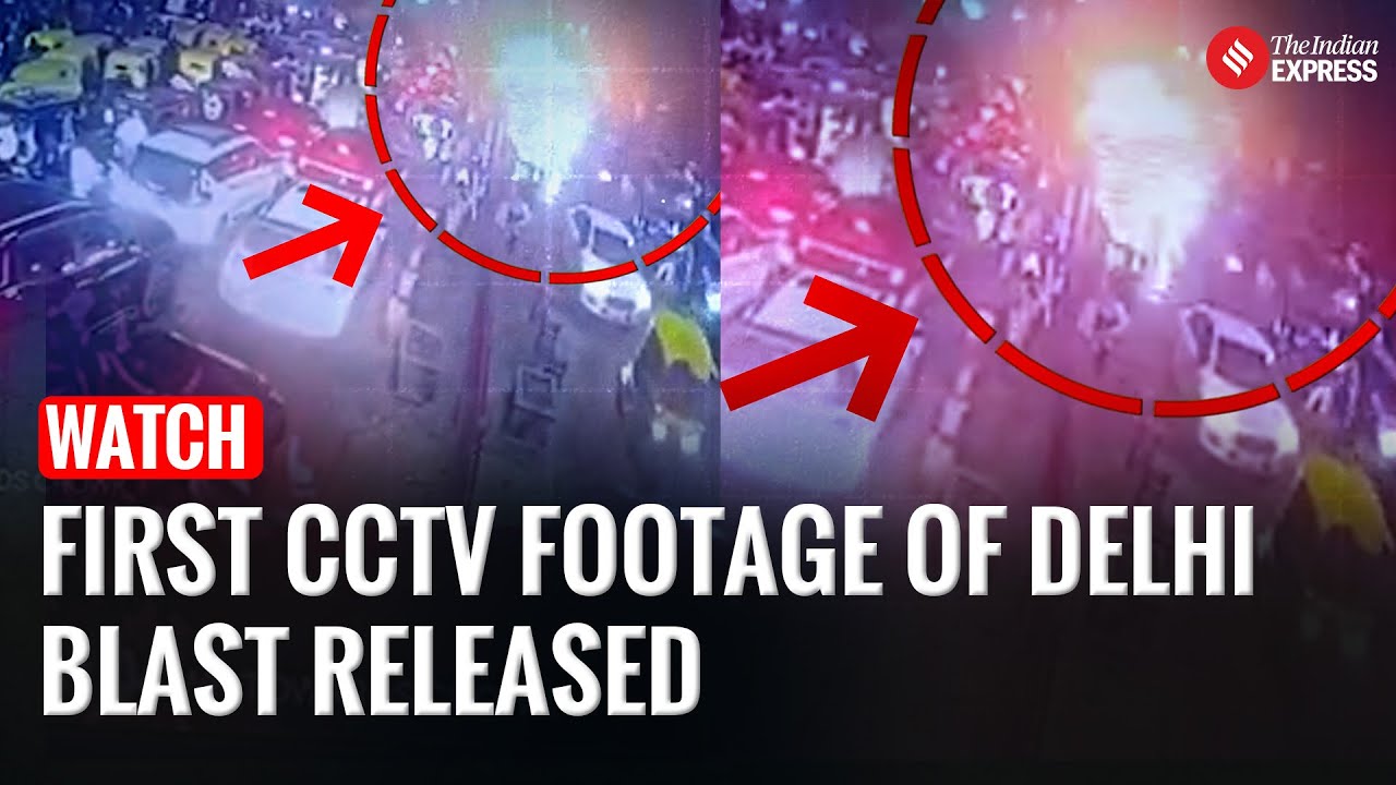 Delhi&rsquo;s Red Fort Blast Captured on CCTV&mdash;Police Release First Footage