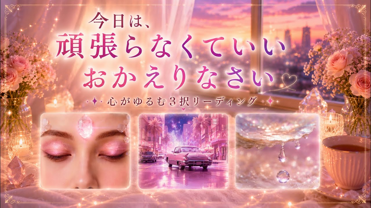 何もできない日があってもいいよね♡そのままのあなたで感じる、聴き流しオラクルリーディング