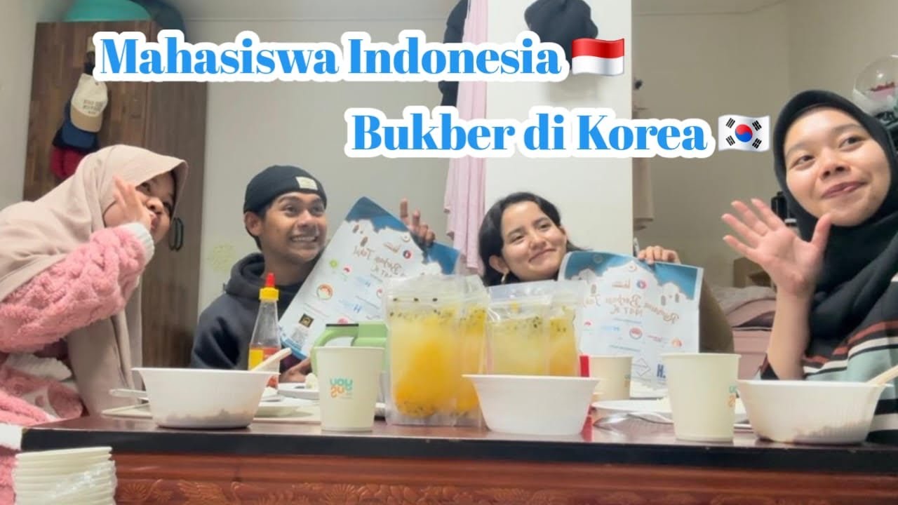 Mahasiswa Indonesia 🇮🇩 Buka Puasa Bersama di Korea 🇰🇷✨