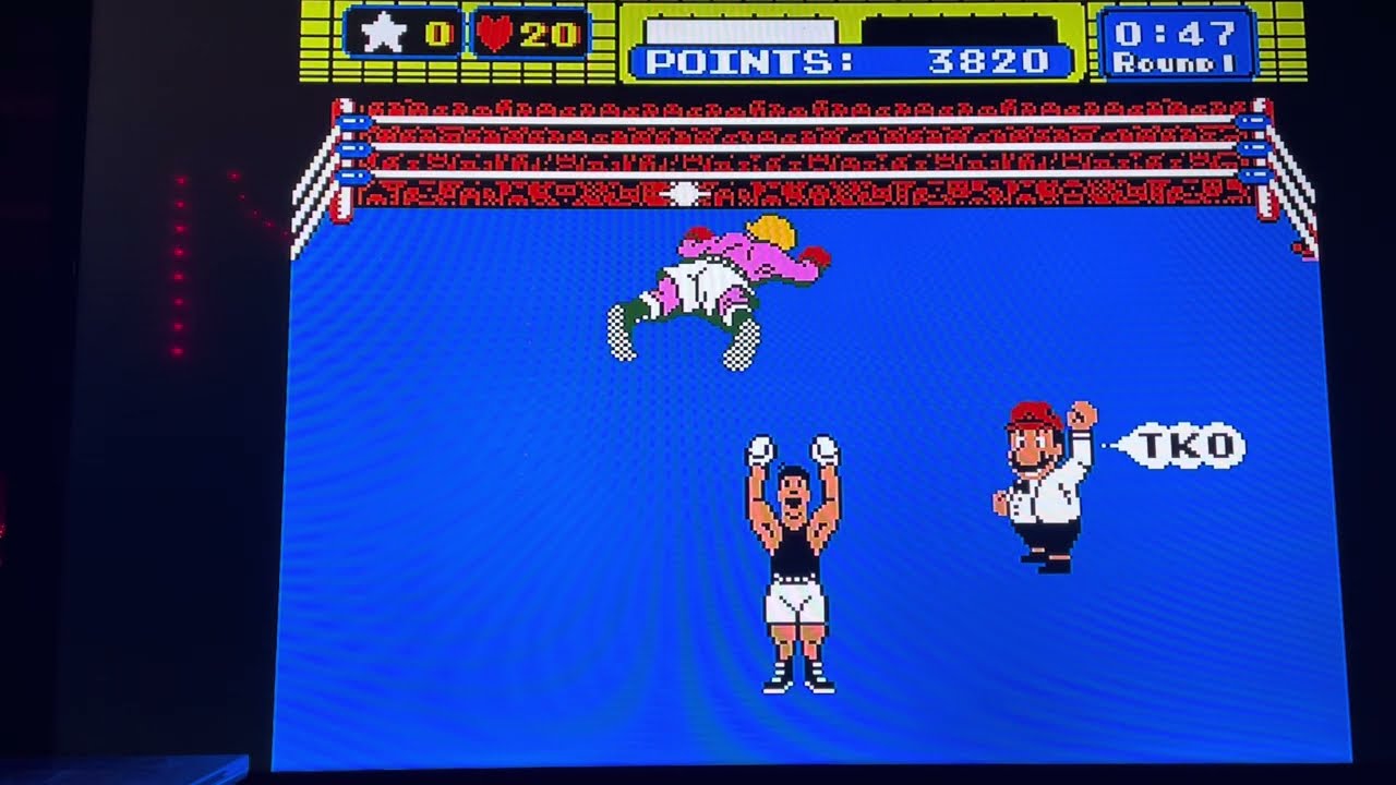 Punch-Out!! Ft Mr Dream: Glass Joe TKO in 47.82