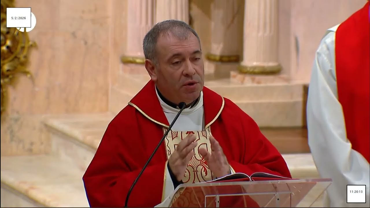Missa desde a Basílica da Nossa Senhora do Rosário de Fátima  05.02.2026