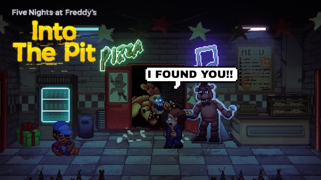 HOW IS HE RUNNING THAT FAST?! [Fnaf Into the Pit pt 3]