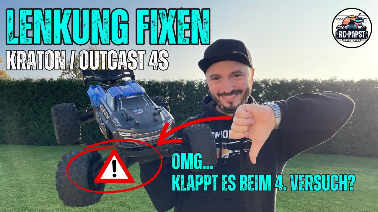 Macht nicht diese Fehler! Lenkung vom Kraton / Outcast 4S optimieren: So geht's!