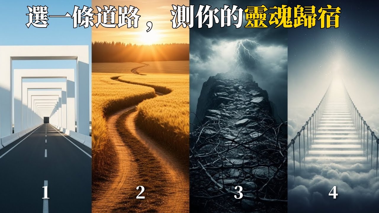 準到不敢看！榮格心理測試：選一條「人生道路」，直視你潛意識的恐懼與渴望 🛤️✨