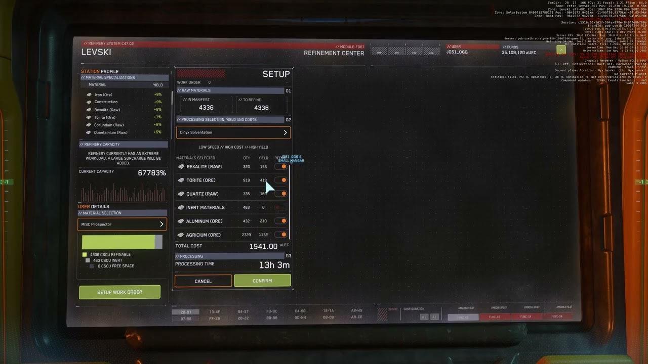 Levski half ore refine