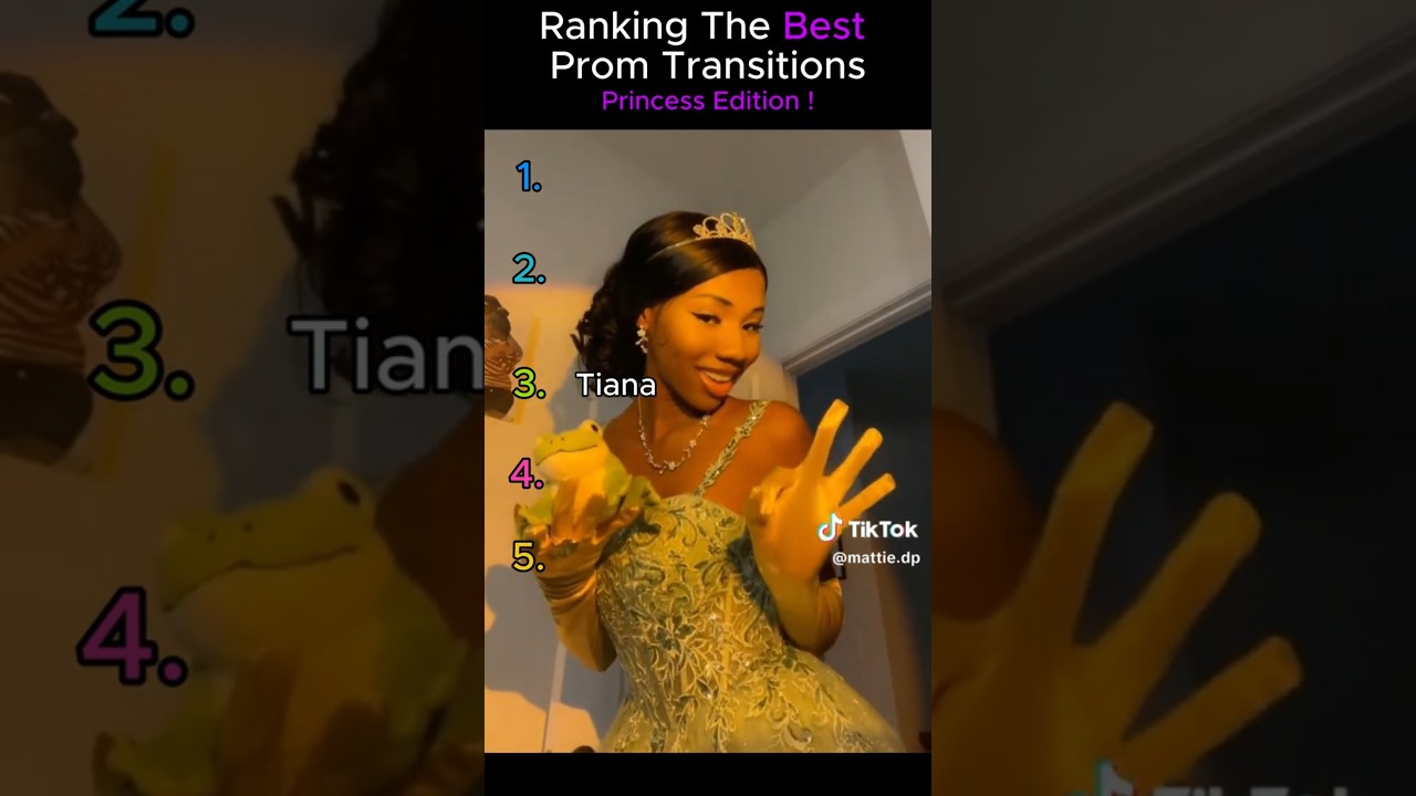 Ranking The Best Prom Dress Transitions| Princess Edition 👑