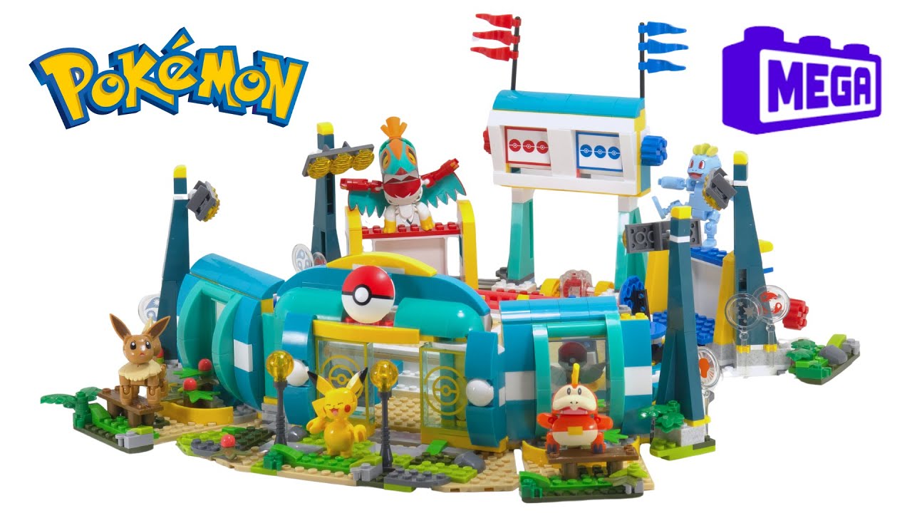 Building MEGA Pokemon: Training Stadium! - LEGO Pokemon Speed Build