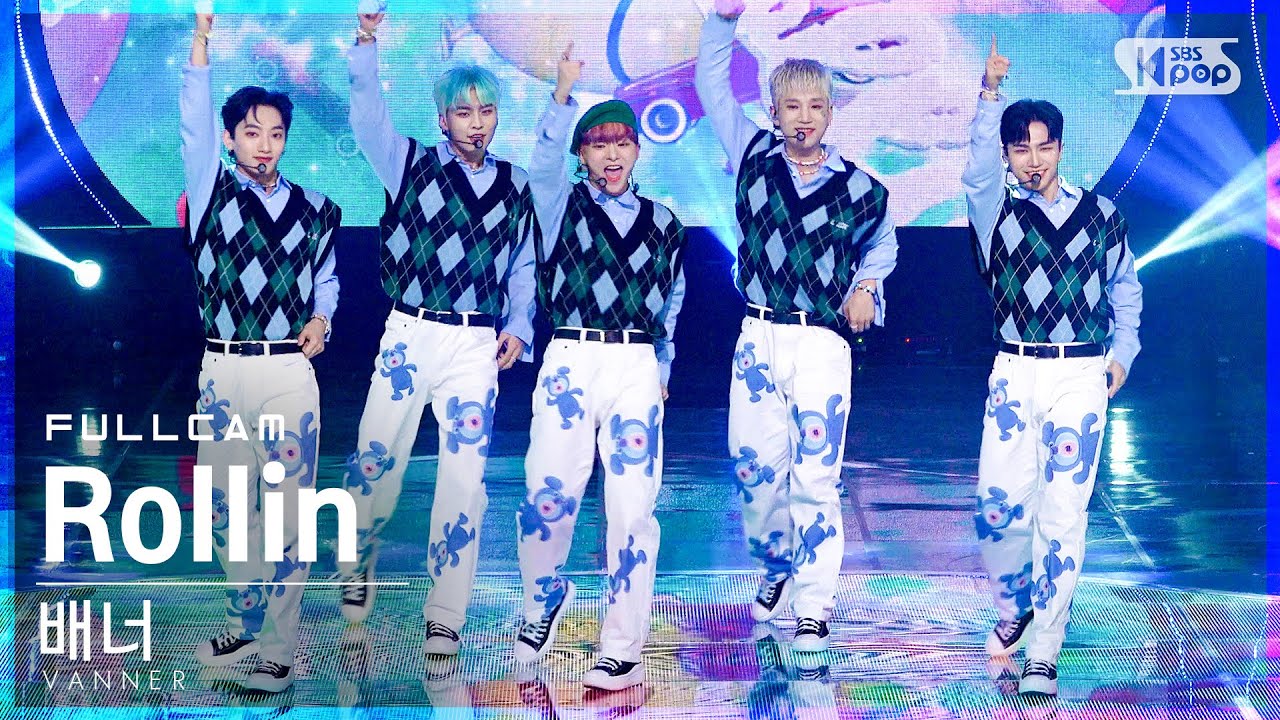 [안방1열 직캠4K] 배너 'Rollin' 풀캠 (VANNER Full Cam)│@SBS Inkigayo_2022.03.13.