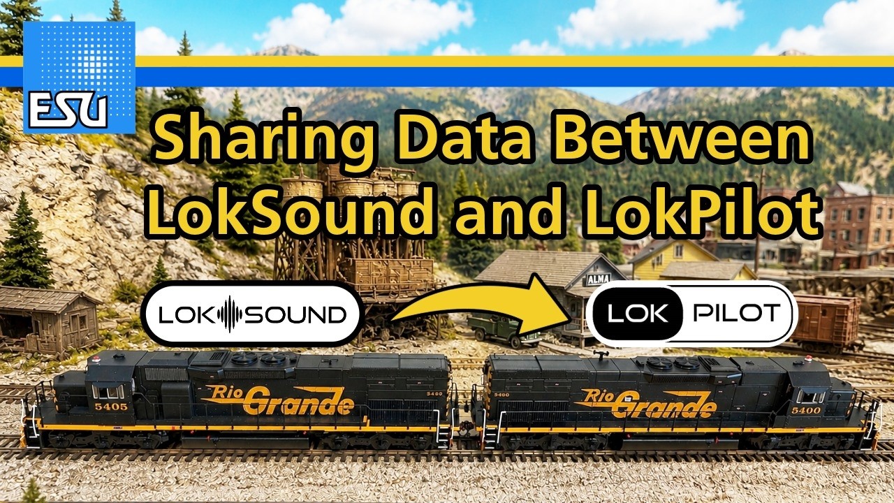 Share Data Between a LokSound Decoder and a LokPilot Decoder