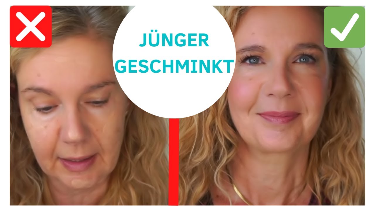 10 JAHRE JÜNGER MIT DROGERIE-MAKE UP ➡️ einfache Tipps • ü40, ü50, ü60 • MAKE UP EVERY AGE