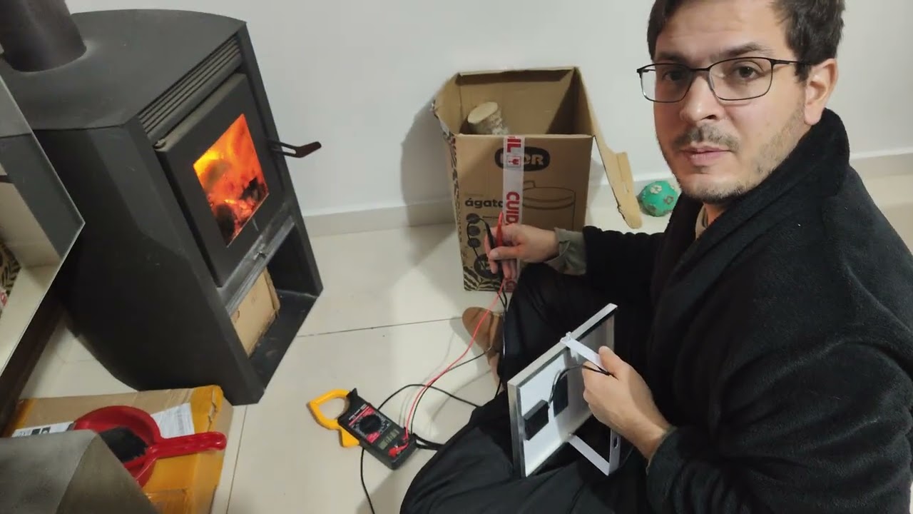 Como pode, fogo faz placa de energia solar gerar energia