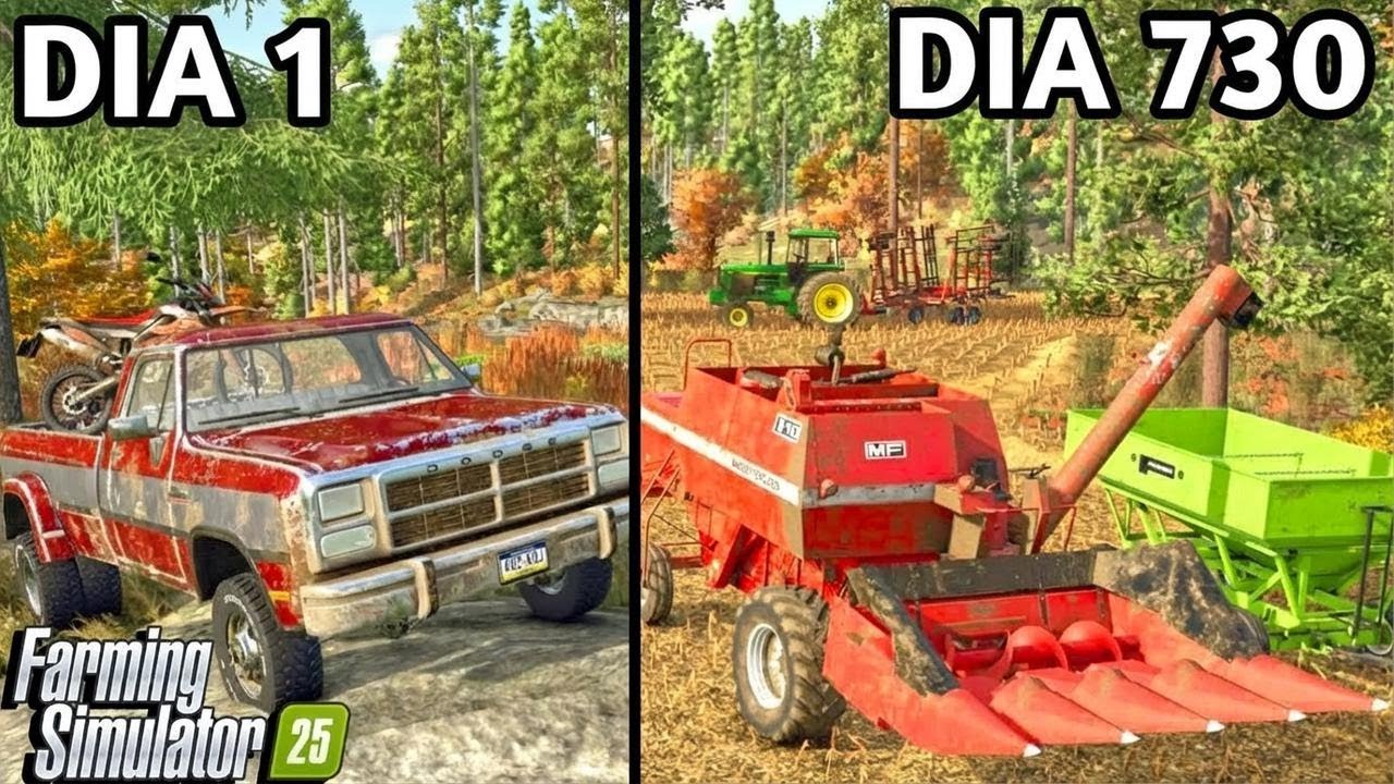 Comecei uma fazenda do zero com US$ 0? | Farming Simulator 25