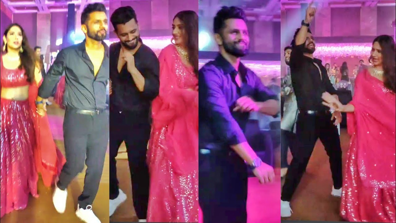 EXCLUSIVE : Rahul Vaidya along with Girlfriend Disha Parmar at his Friends Wedding Reception 😎📸