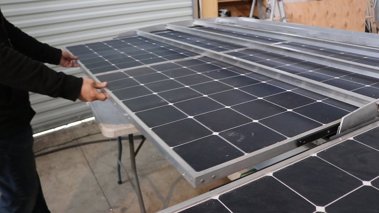 Solarrolla- Redfoo Video 5: Solar awnings, how to get 3KW of solar on a VW Bus!