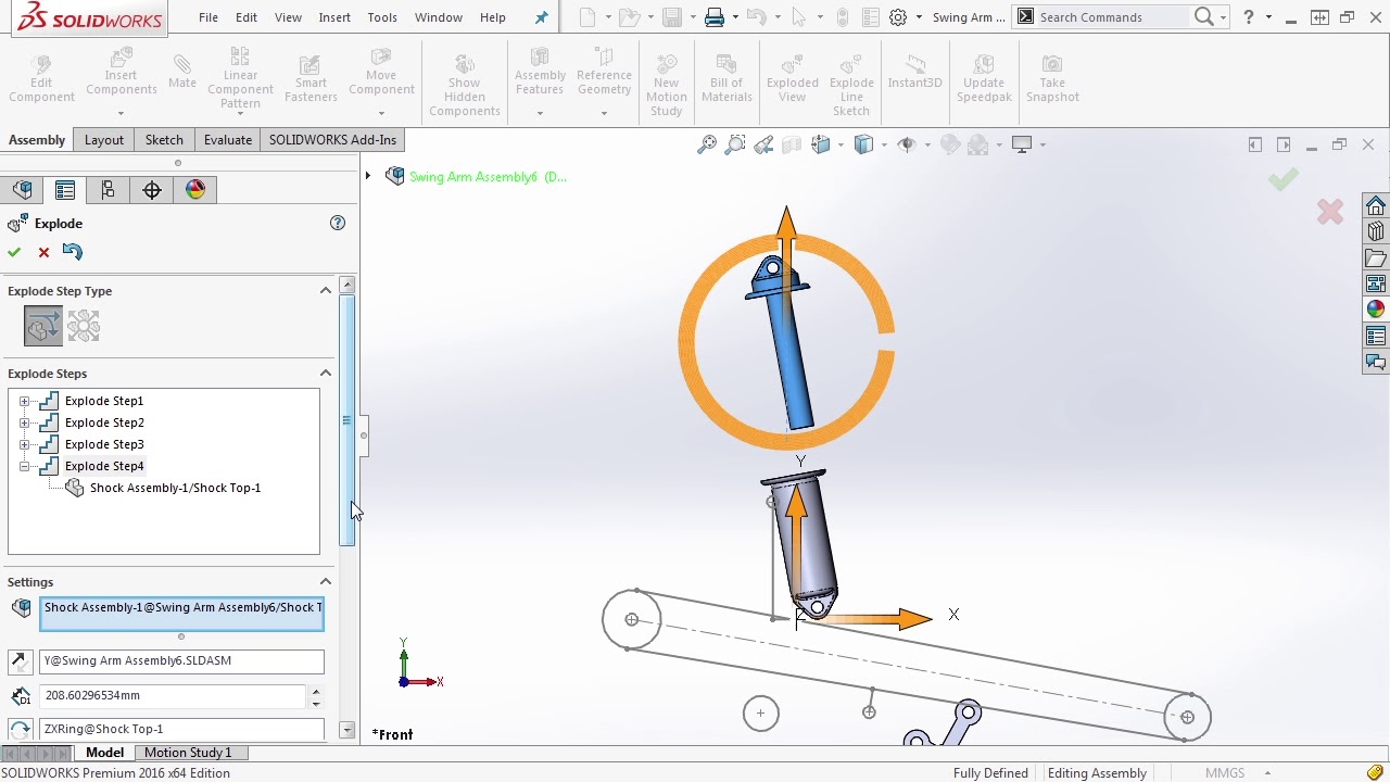 Solidworks Tutorial 79: Exploded Views