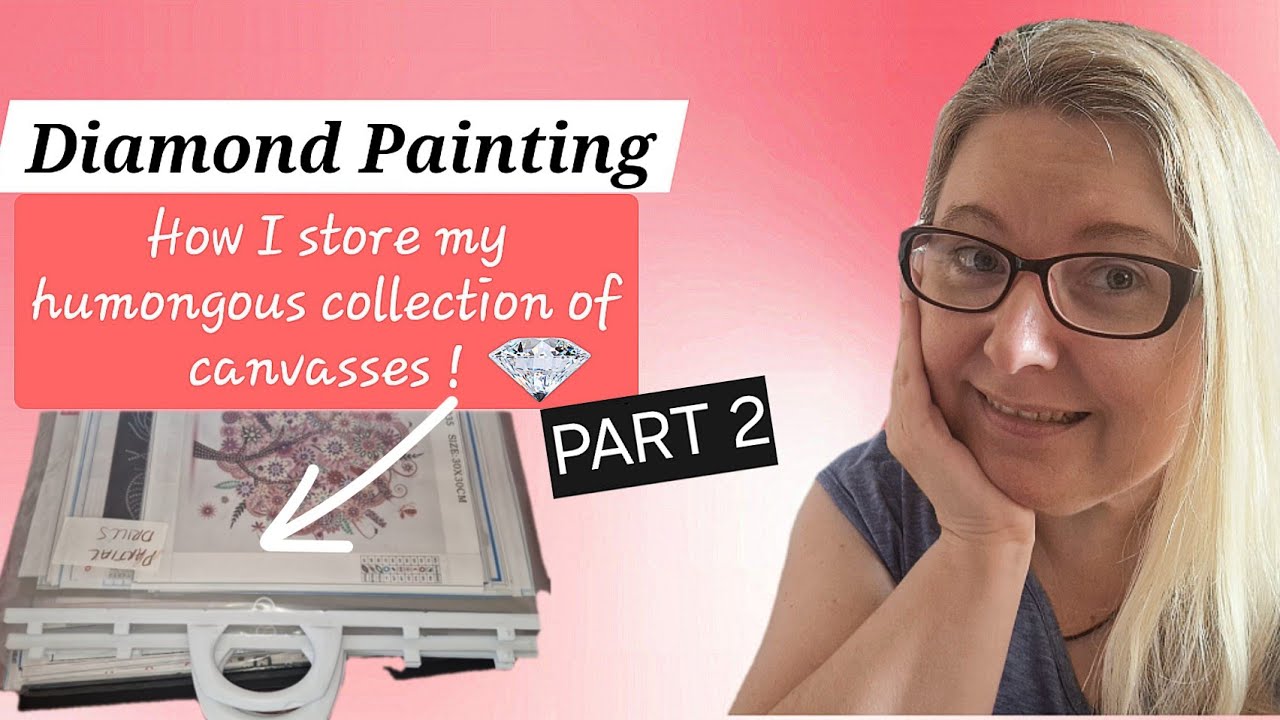 Diamond Painting/Storing my stash/Part 2 #diamondpainting #storage #diamondpaintings #stash