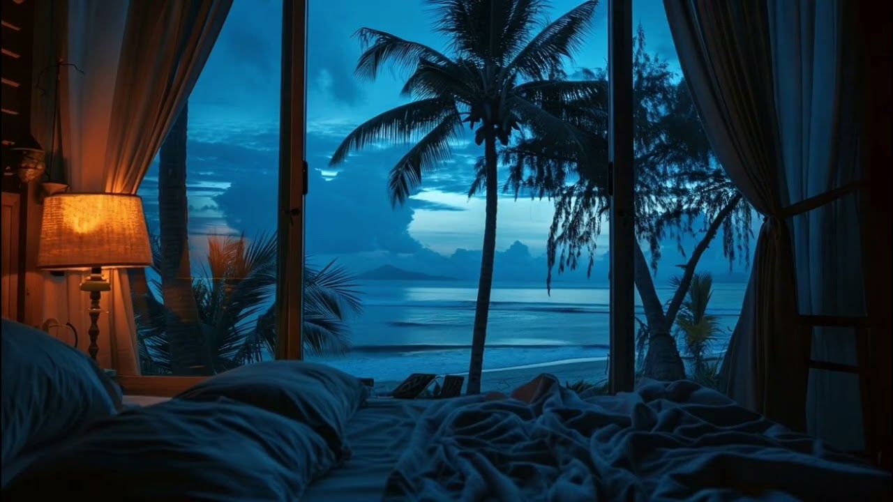 🌊 8 Hours Night Ocean Waves for Deep Sleep | 화면 꺼짐 수면 파도소리 | Black Screen After 1 Hour