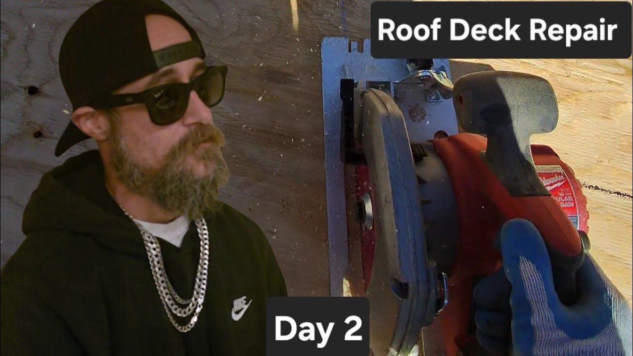 POV Roof Deck Repair Gone Wild – 4/12 Pitch Valleys & Field Plywood Swap! 4