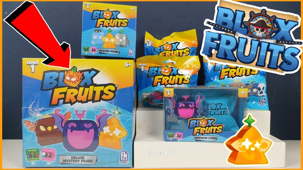 BLOX FRUITS 3! GIANT Plushie and Collectible Mini Figures with DLC codes Unboxing Special!