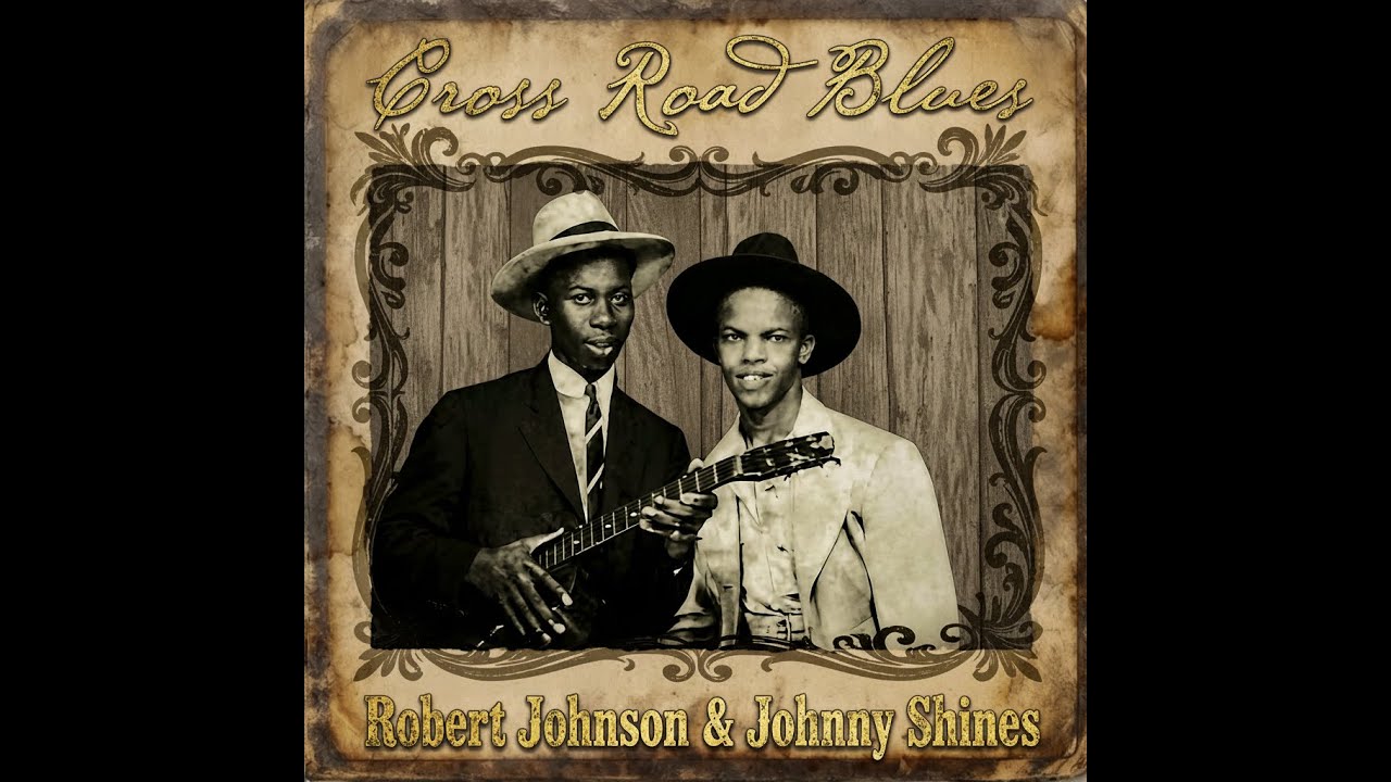 Robert Johnson & Johnny Shines – Raw Slide Guitar & Haunted Road Songs (1941) | Delta Blues AI Music