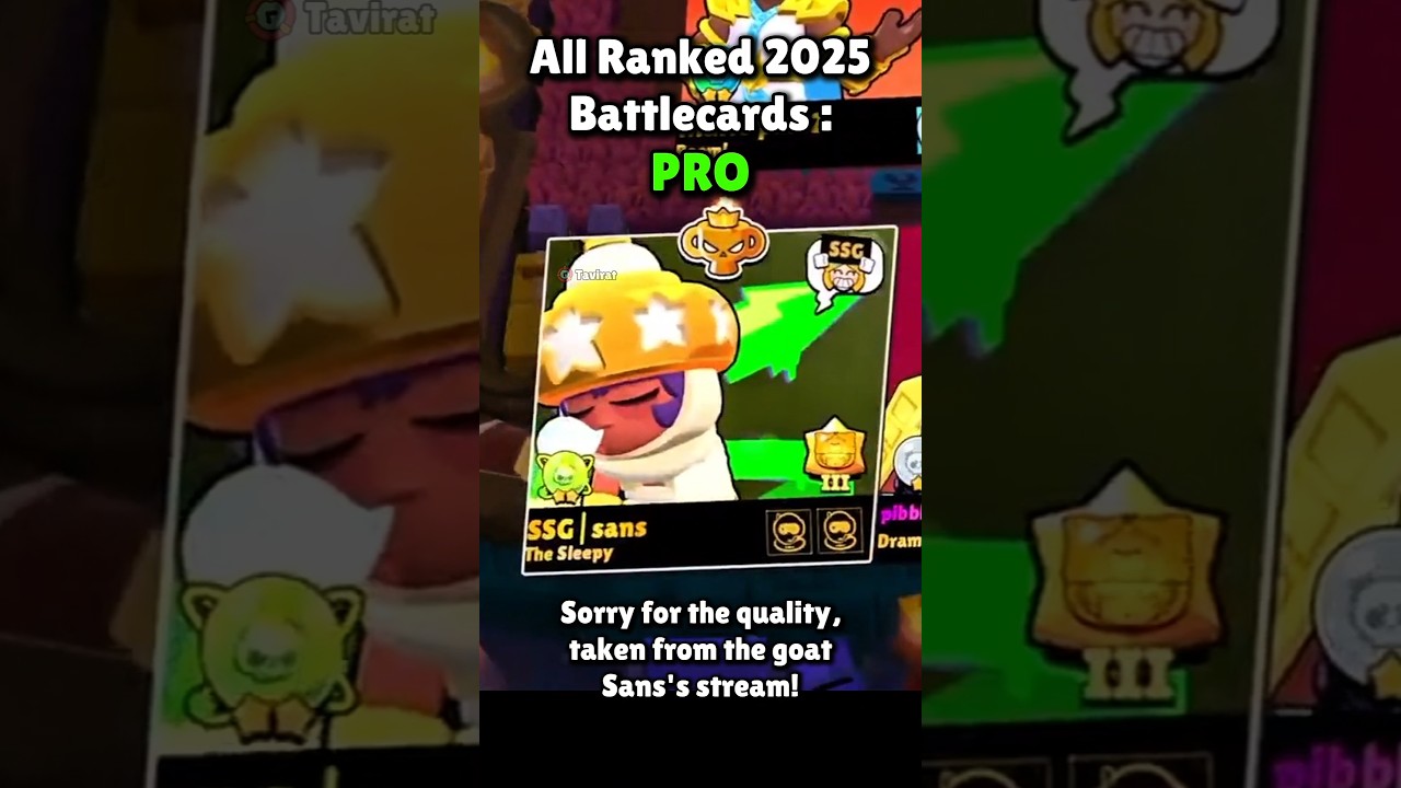 Совершенно новые рейтинговые боевые карты 2025 года 🔥 #brawlstars #ranked #battlecards