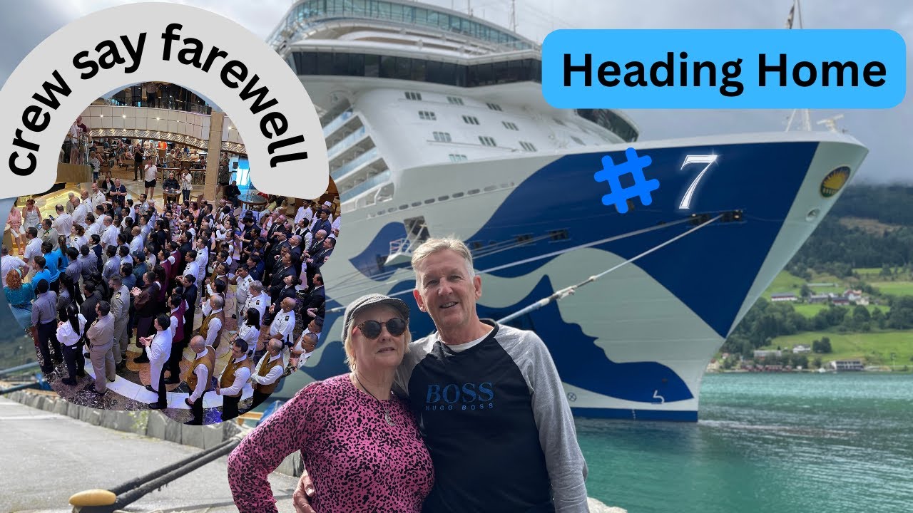 Sky Princess Norwegian fjords ...Southampton bound .