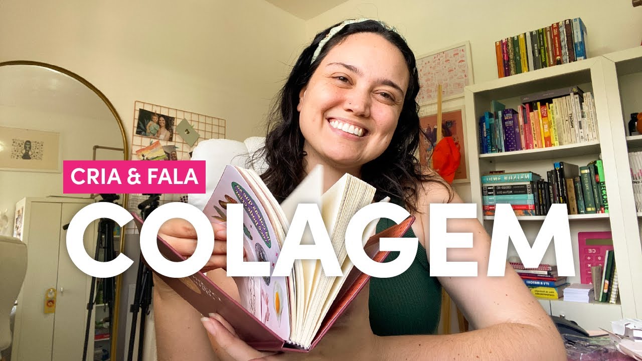 Diário de arte ep.1 Fazendo uma colagem com materiais que iam pro lixo #colagem Fe Melo
