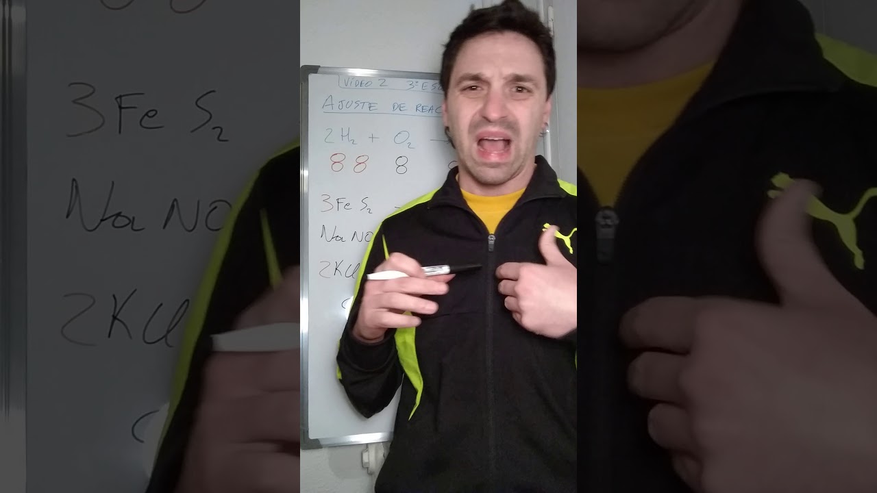 Video 2. 3°ESO. Ajuste de reacciones y ley de Lavoisier