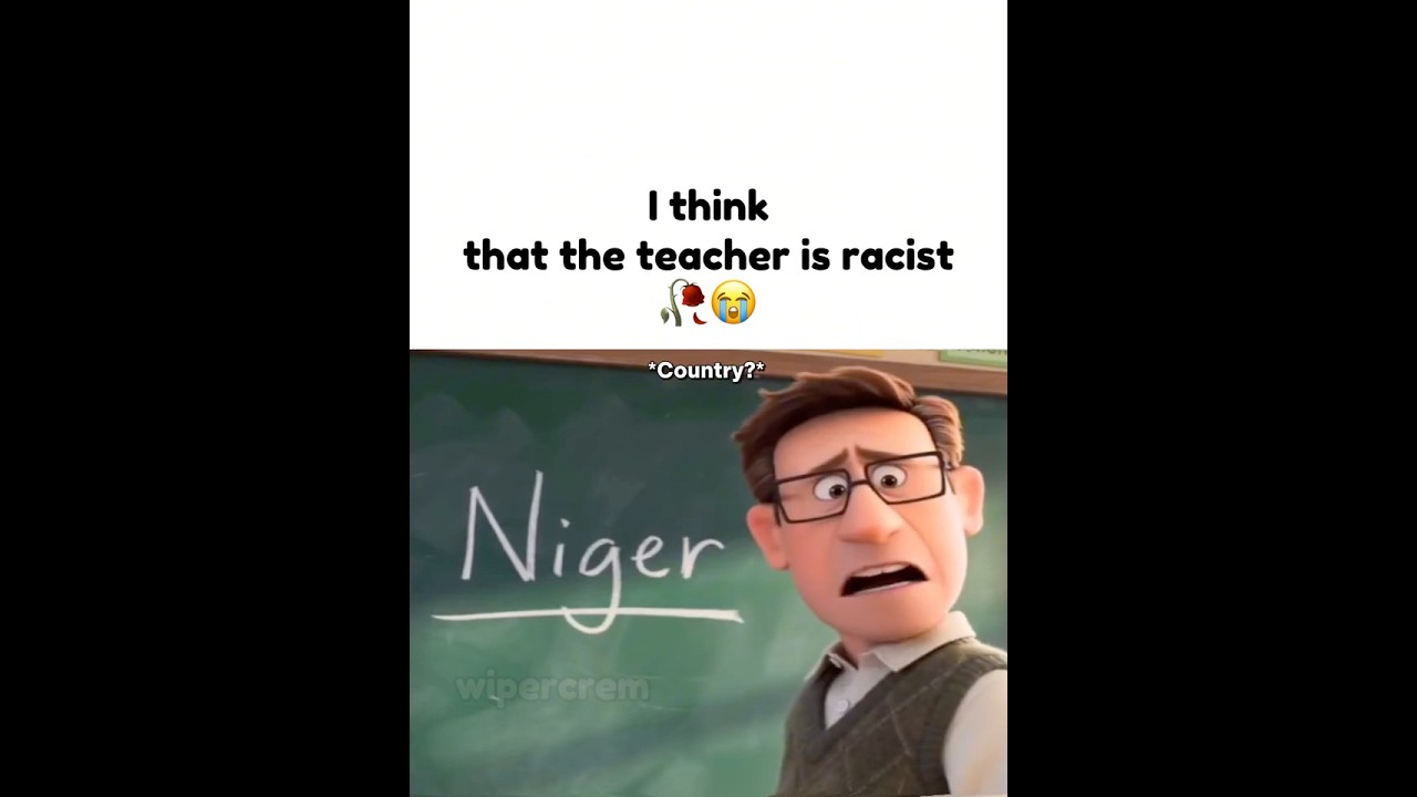 The teacher is racist😭 #sing #dialogue