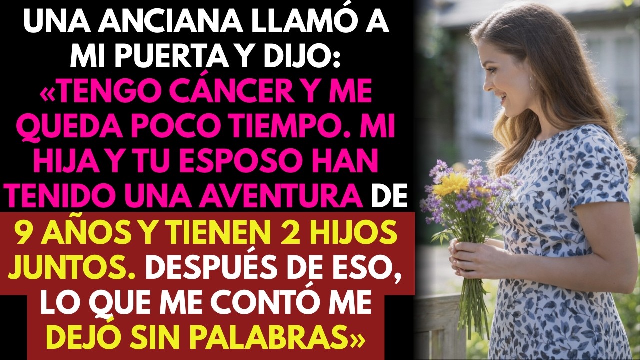 Una anciana me dijo: “Mi hija es la amante de tu marido”. Antes de irse, me reveló la verdad