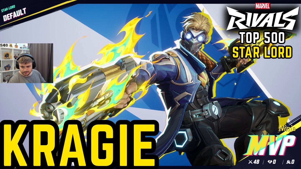 48-0! MVP! KRAGIE PRO STAR LORD GAMEPLAY - MARVEL RIVALS SEASON 3.5