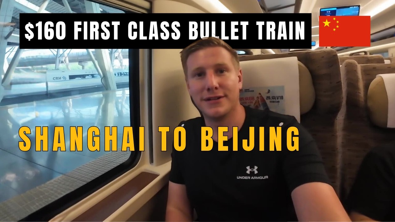 Inside the G7 Bullet Train: Beijing to Shanghai Adventure! 🇨🇳