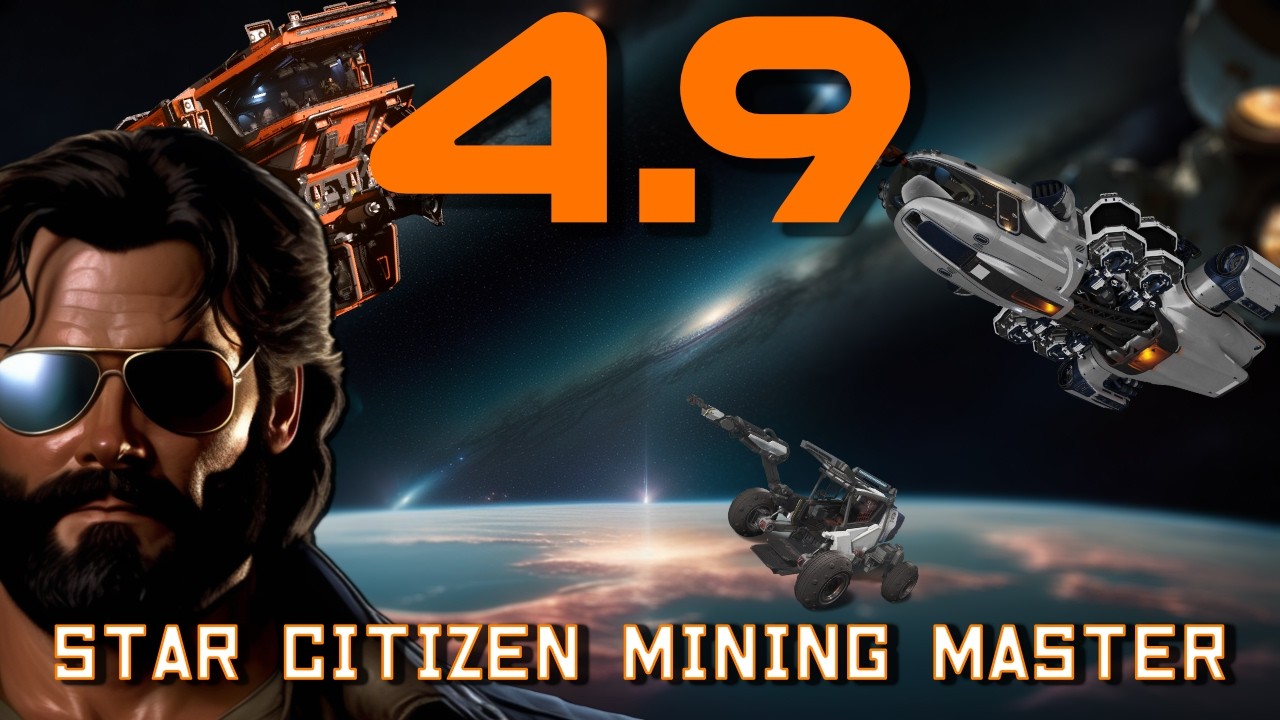Star Citizen 4.9 Mining and GRINDING with Battaglia | LIVE