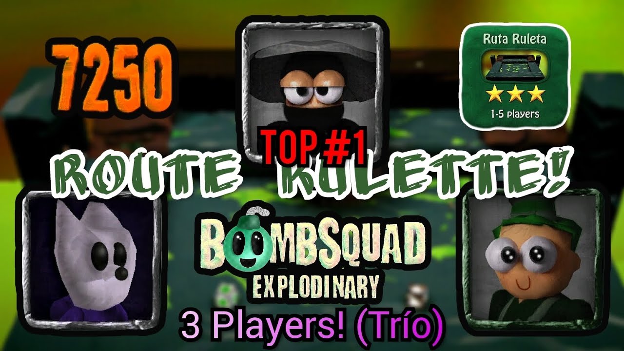 Bombsquad Explodinary Route Roulette! (3P) 7250 Score Top 1 - SPAZNOOBYT, cero wins, Pepeyo feik