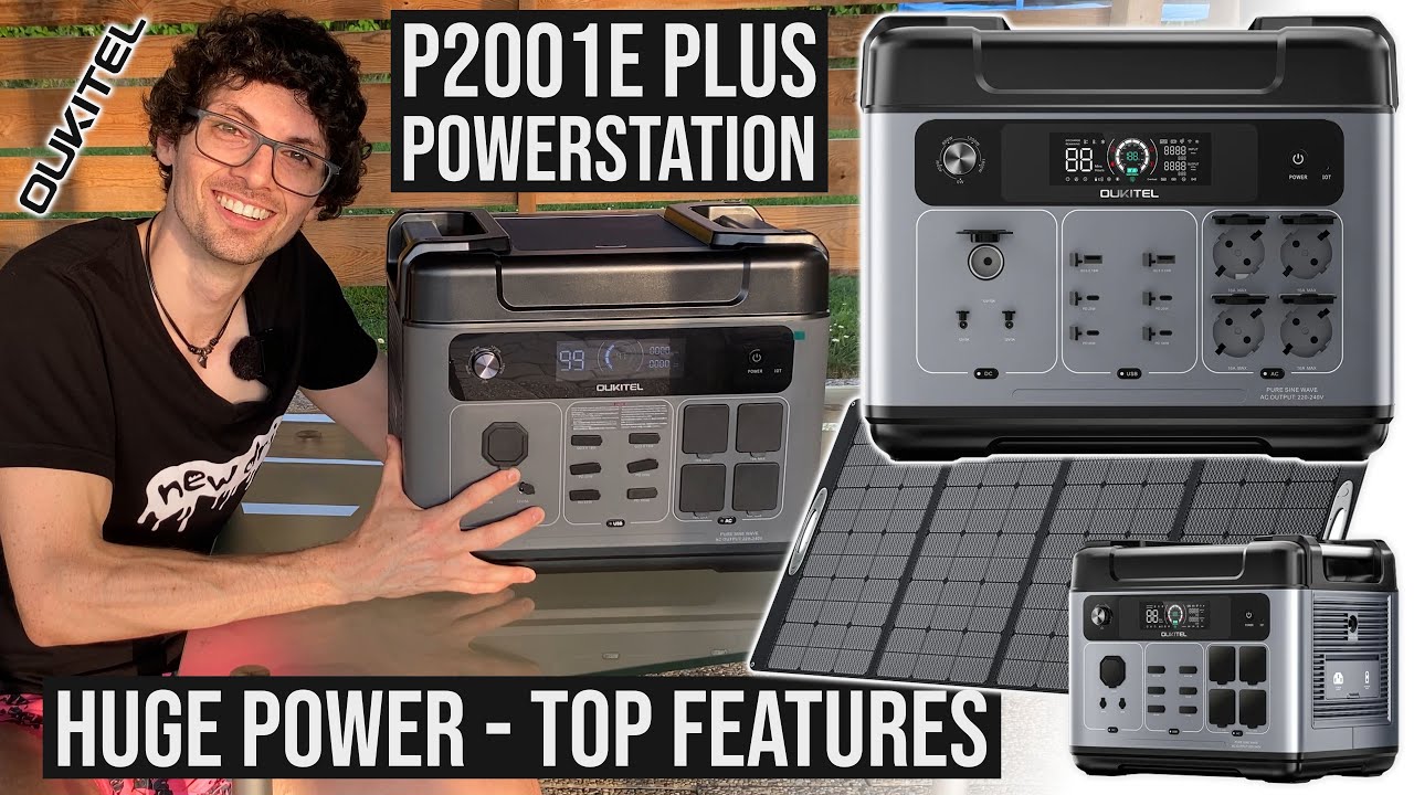2025's Best Power Station? - Oukitel P2001 Plus Review (Huge 2400W Out, 2048Wh, 1800W 1Hr Charge)