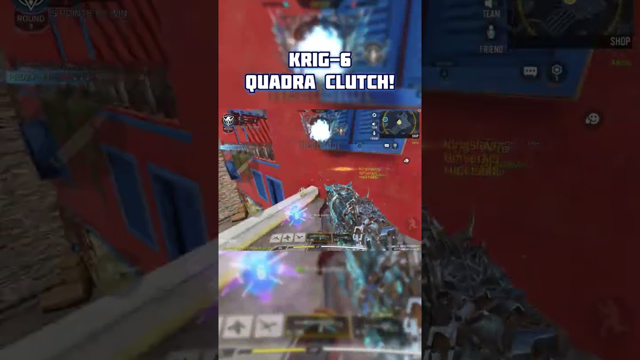 Krig-6 Quadra Clutch 🥷 | MP RANK | CODM 