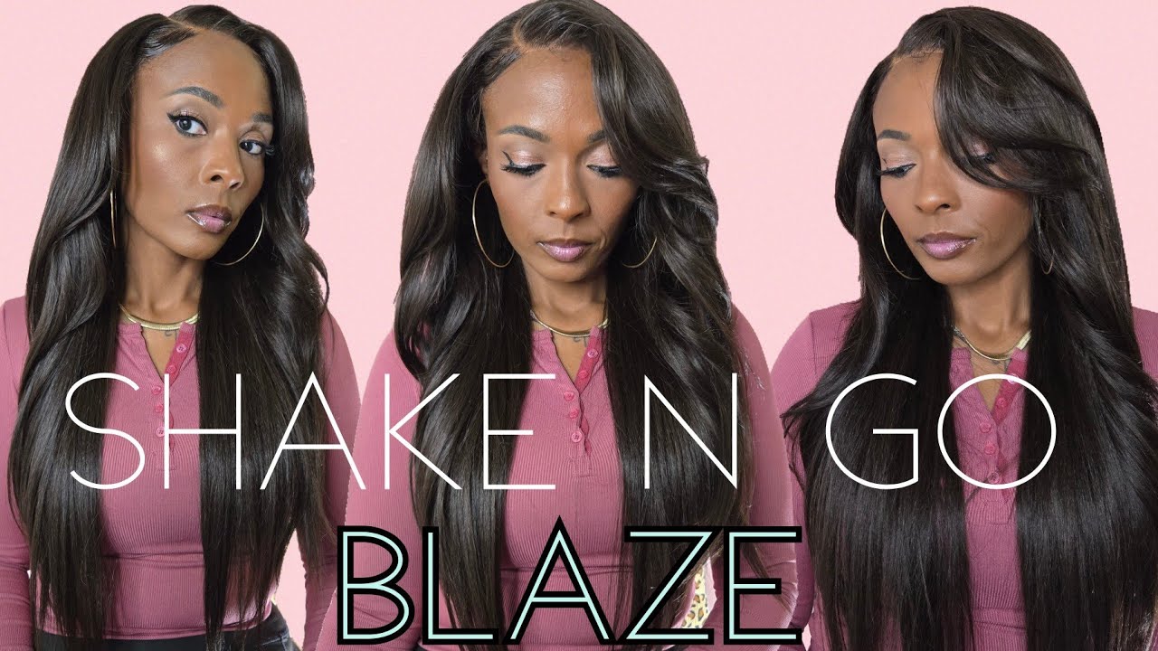 Only $32 For These Inches And Layers! Shake N Go Snatched Glueless HD Lace Front Wig  BLAZE