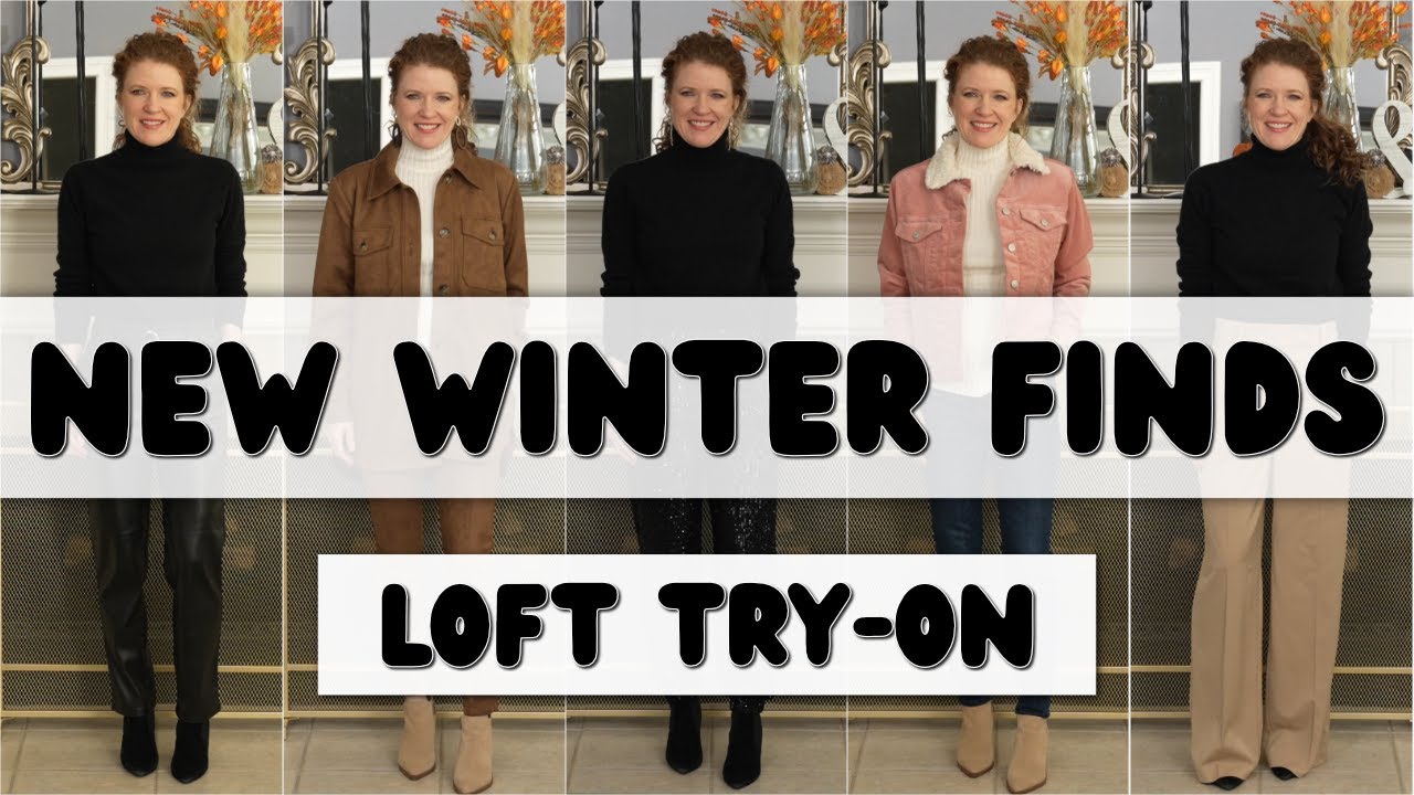 New Winter Fashion From Loft That You Will LOVE / Loft Try-On Haul With Some Holiday Ideas