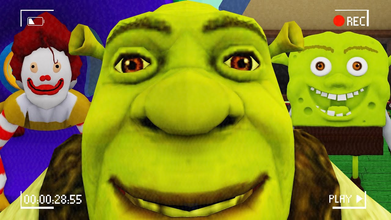 SHREK IN THE BACKROOMS | JE DOIS SURVIVRE À SHREK DANS LES BACKROOMS !!!