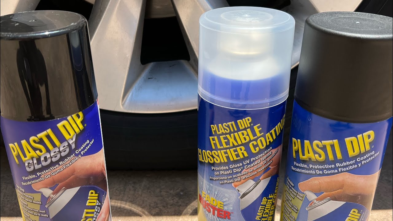 Plasti dip comparison! Glossy black or Matte black with glossifier. Which is better?