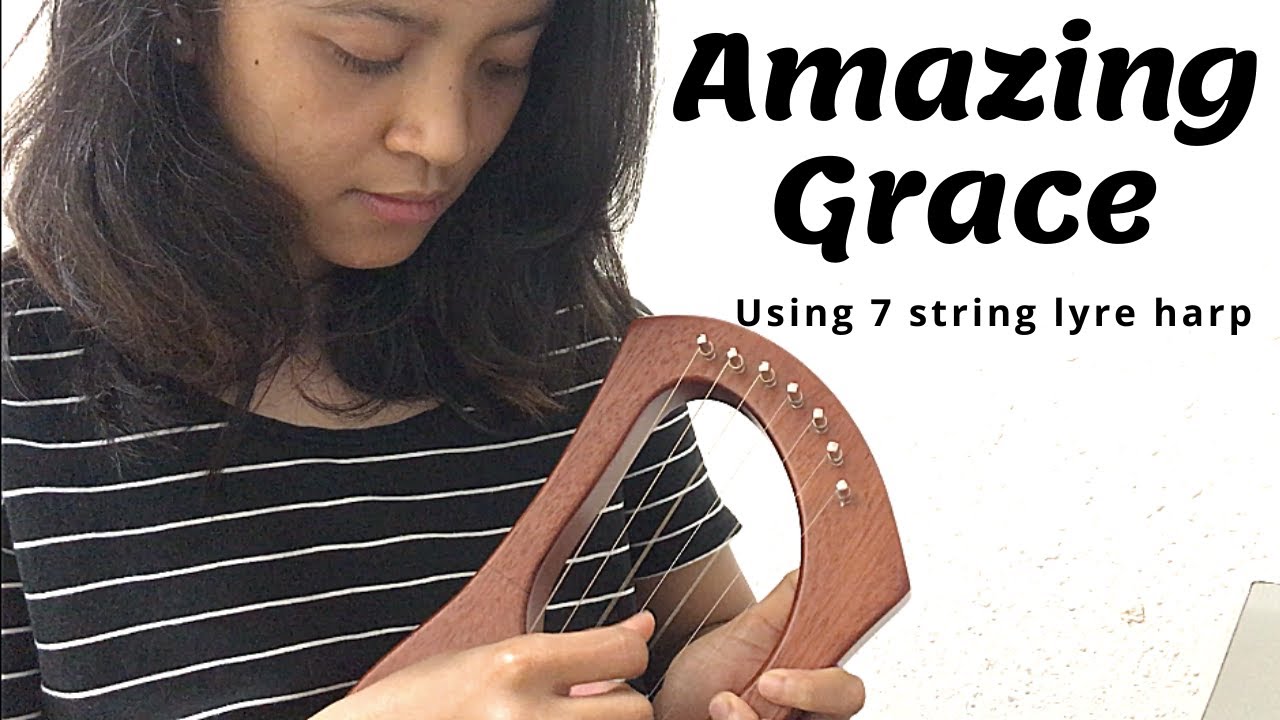 Lyre harp- AMAZING GRACE + Tutorial