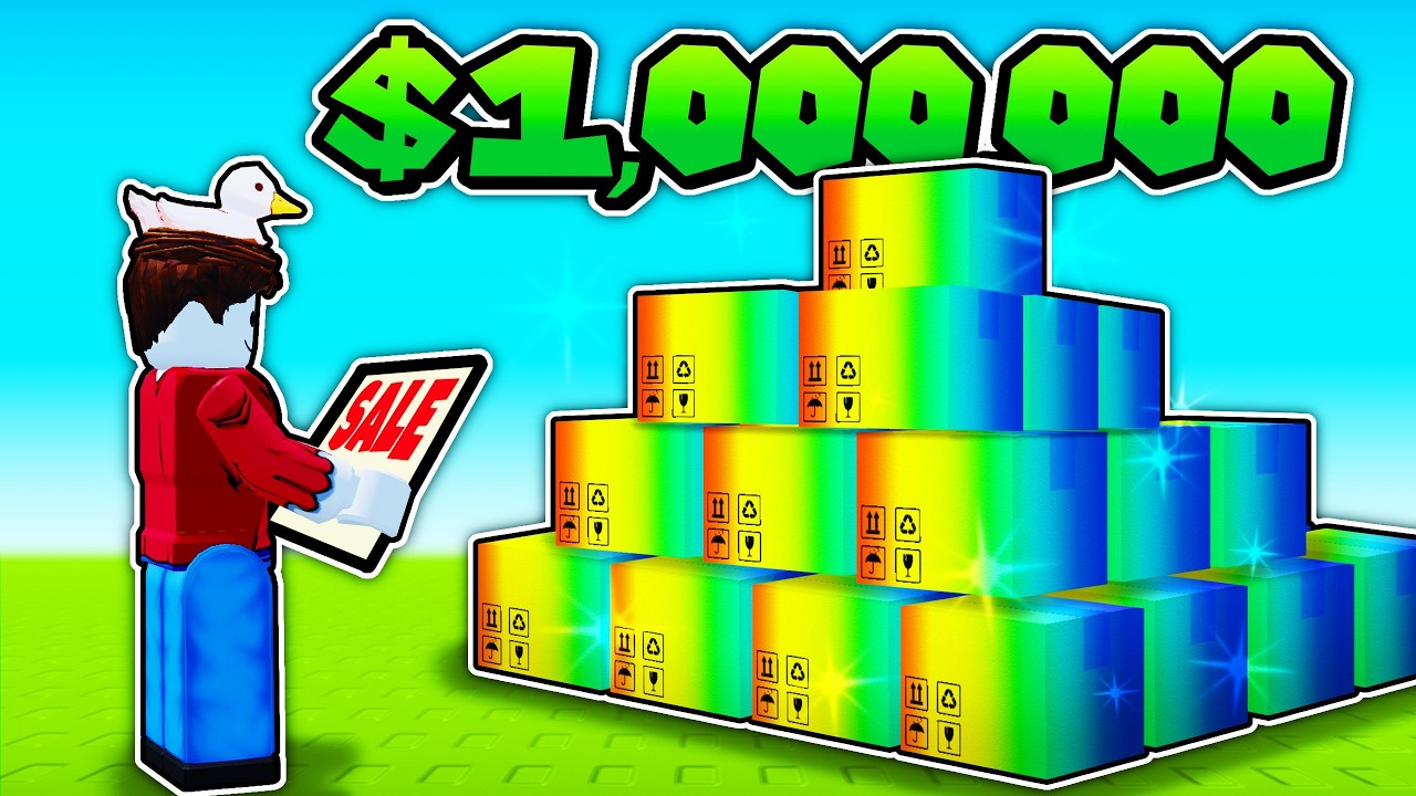 I sold the weirdest junk for Millions of dollars in Roblox Yard Sale