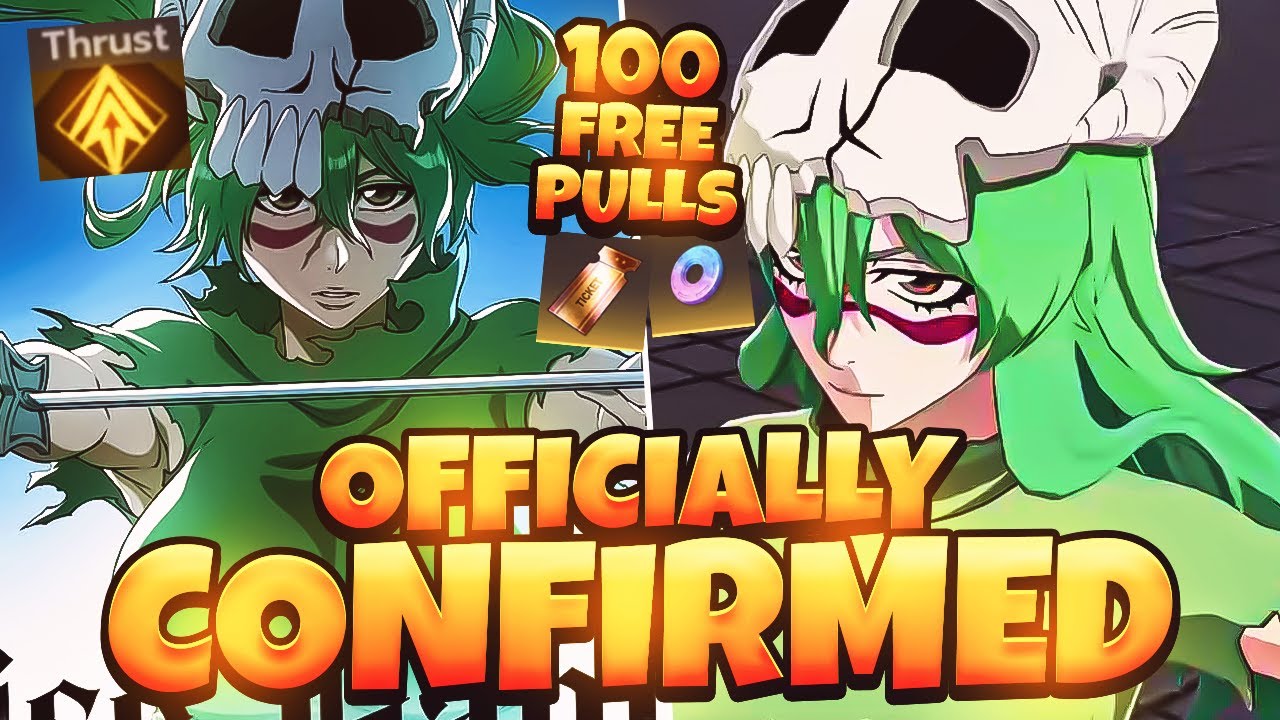100 NEW FREE PULLS! NELIEL OFFICIALLY CONFIRMED - SHE IS THRUST TACTIC! | Bleach Soul Resonance
