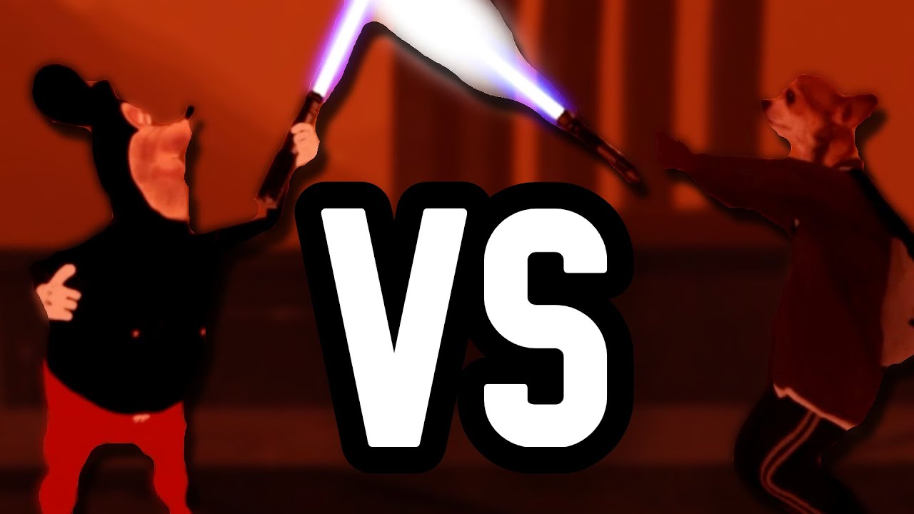 Splez and Aiderraider Duel on Mustafar...